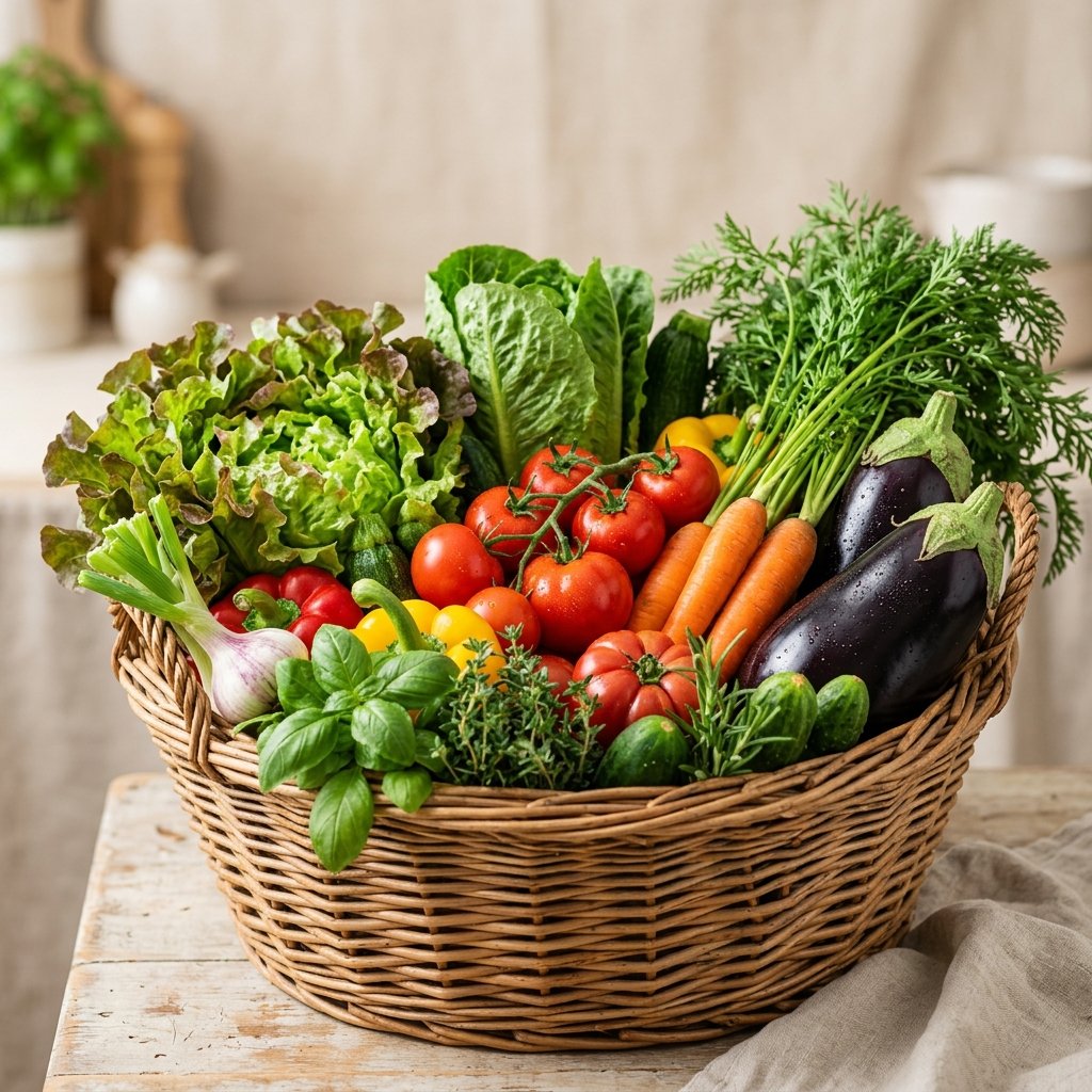Panier de légumes frais du terroir de Sidi Bennour